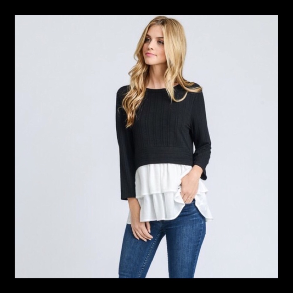Sweet Ruffle Top - Picture 1 of 5